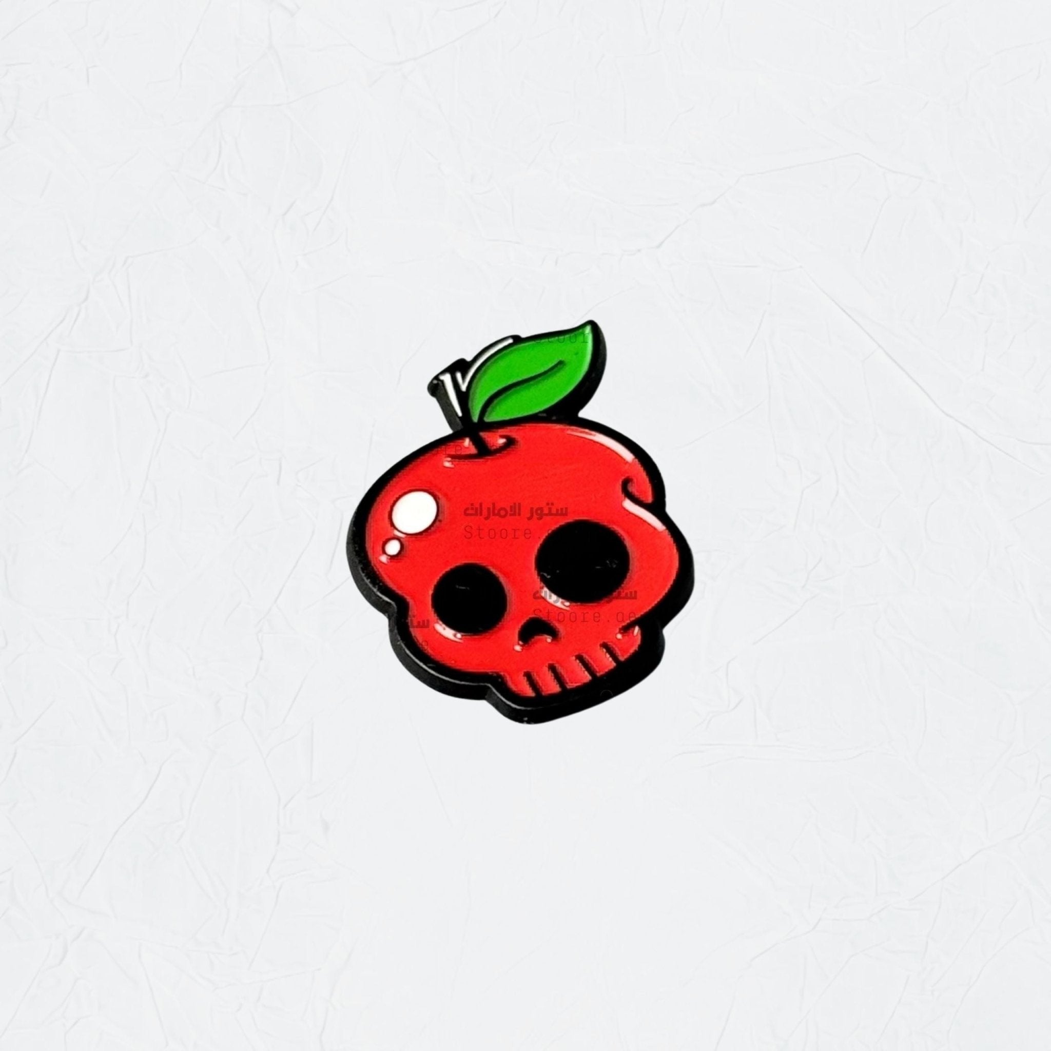 Badge Skull Crocs Charm